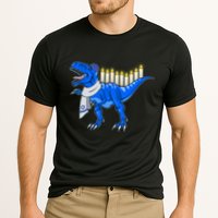 Funny Hanukah Menorasaurus T-Rex Dinosaur Performance Shirt