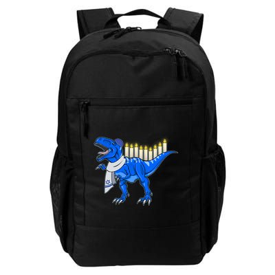 Funny Hanukah Menorasaurus T-Rex Dinosaur Backpack