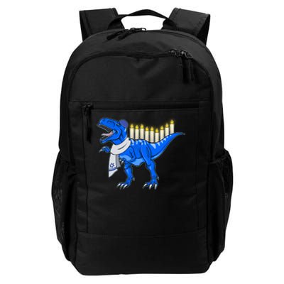 Funny Hanukah Menorasaurus T-Rex Dinosaur Daily Commute Backpack