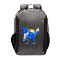 Funny Hanukah Menorasaurus T-Rex Dinosaur Vector Backpack