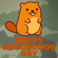 Funny Happy Groundhog Day  Legacy Tie Dye Trucker Hat