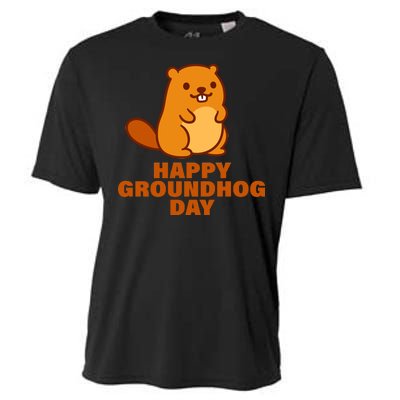 Funny Happy Groundhog Day  Cooling Performance Crew T-Shirt