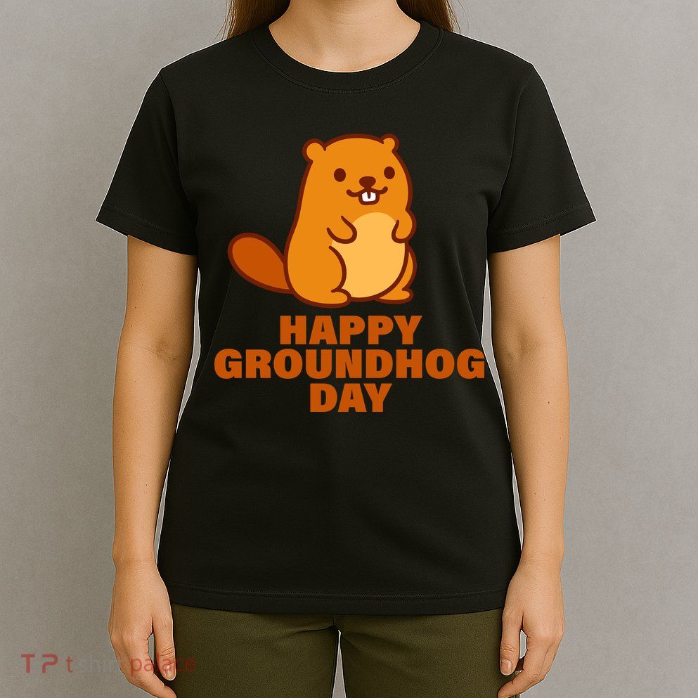 Funny Happy Groundhog Day  T-Shirt