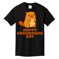 Funny Happy Groundhog Day  Kids T-Shirt