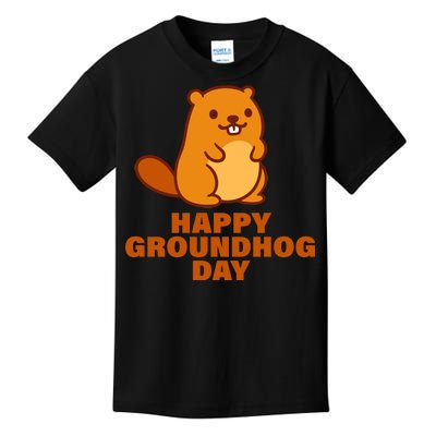 Funny Happy Groundhog Day  Kids T-Shirt