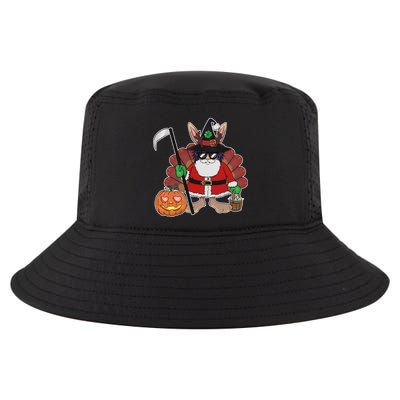 Funny Happy Merry Multiple Holiday Cool Comfort Performance Bucket Hat
