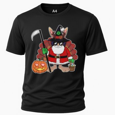 Funny Happy Merry Multiple Holiday Performance Shirt