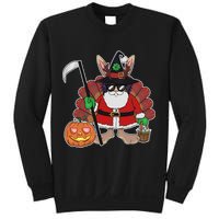 Funny Happy Merry Multiple Holiday Sweatshirt