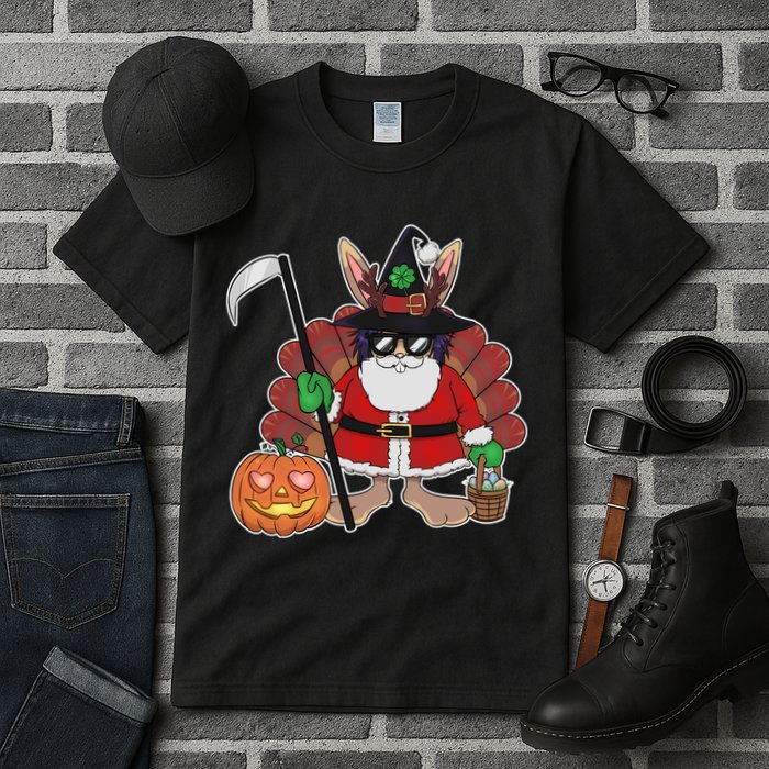 Funny Happy Merry Multiple Holiday Tall T-Shirt