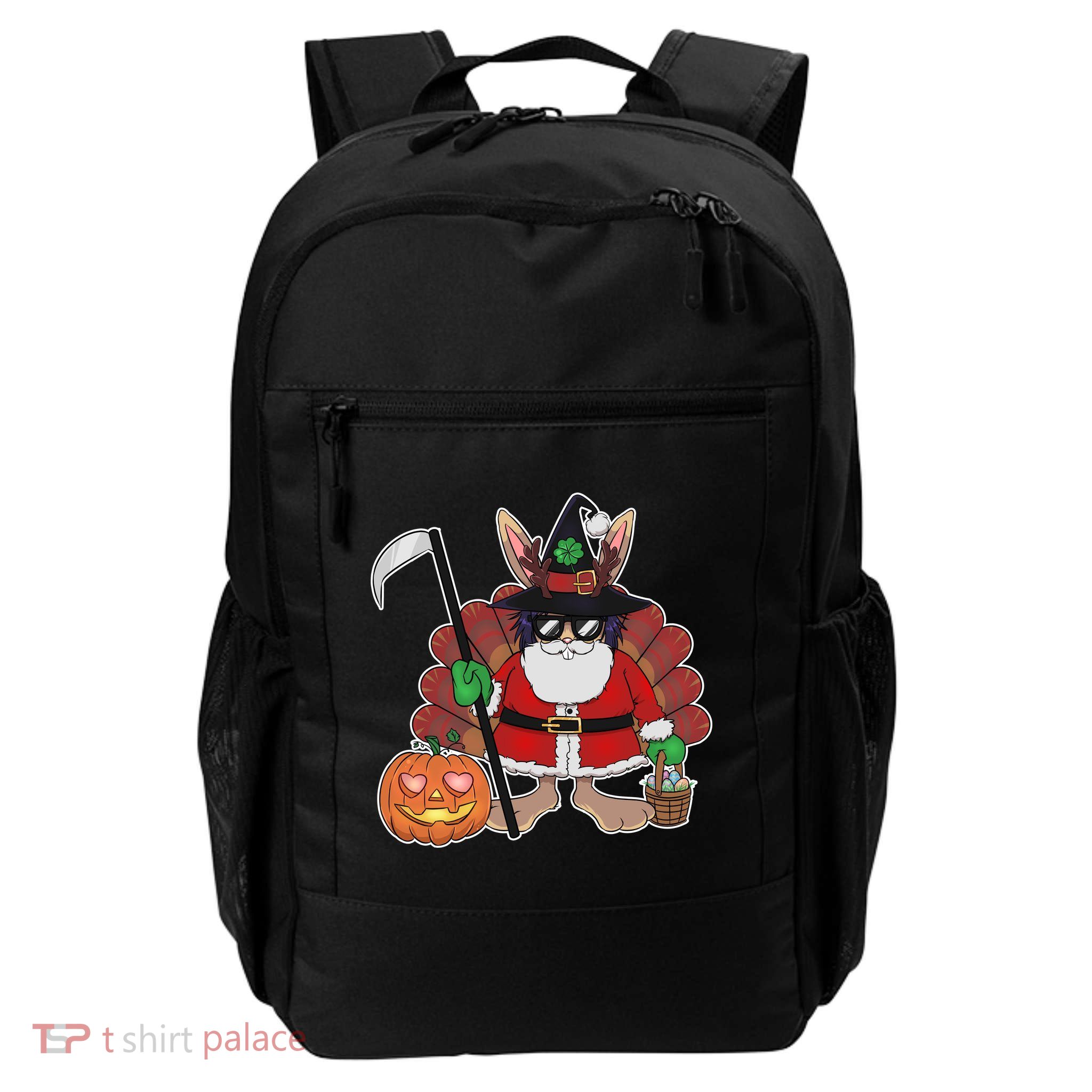Funny Happy Merry Multiple Holiday Daily Commute Backpack