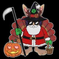 Funny Happy Merry Multiple Holiday Backpack