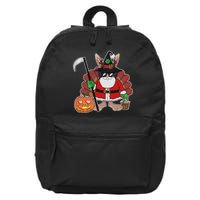 Funny Happy Merry Multiple Holiday 16 in Basic Backpack