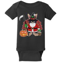 Funny Happy Merry Multiple Holiday Baby Bodysuit