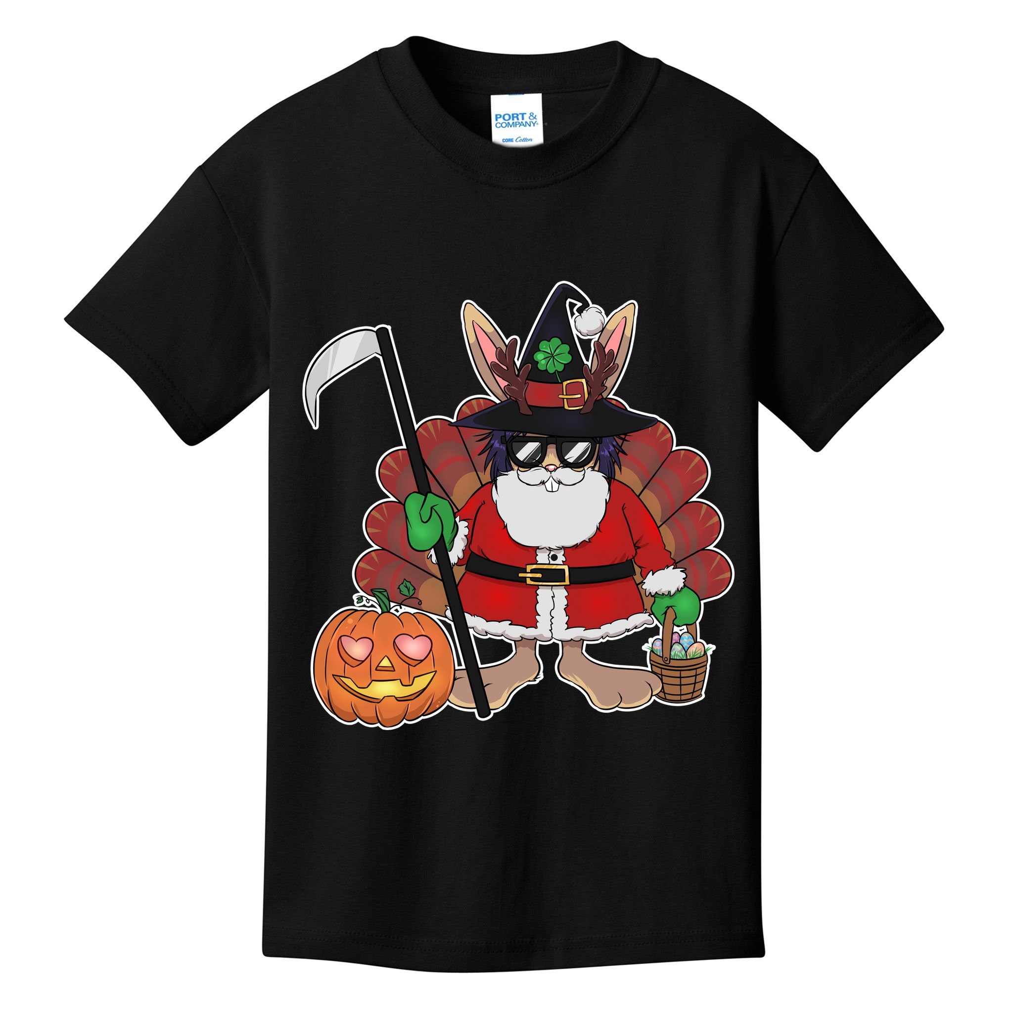 Funny Happy Merry Multiple Holiday Kids T-Shirt