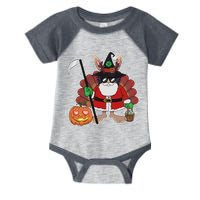 Funny Happy Merry Multiple Holiday Infant Baby Jersey Bodysuit