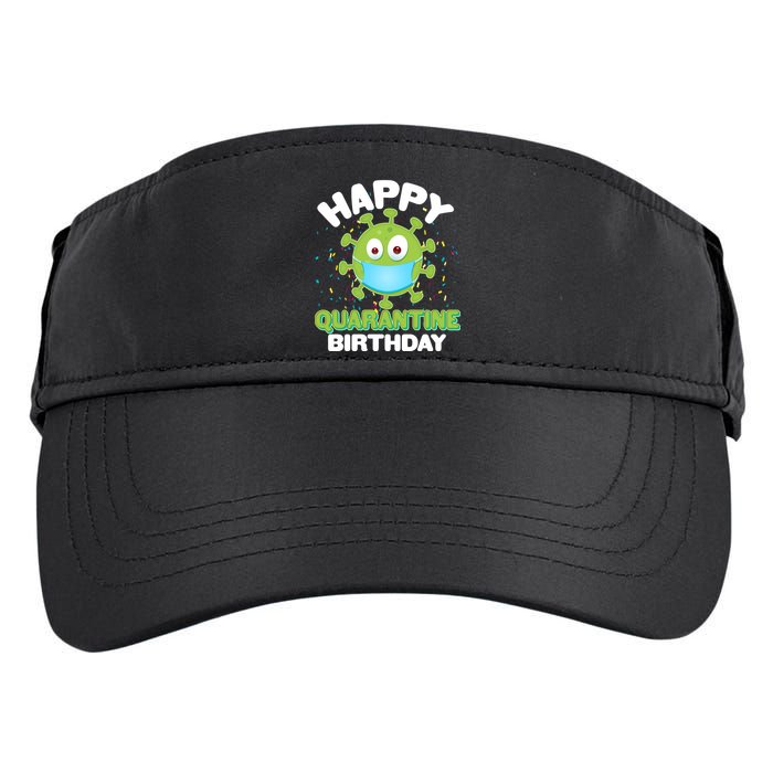 Funny Happy Quarantine Birthday Adult Drive Performance Visor