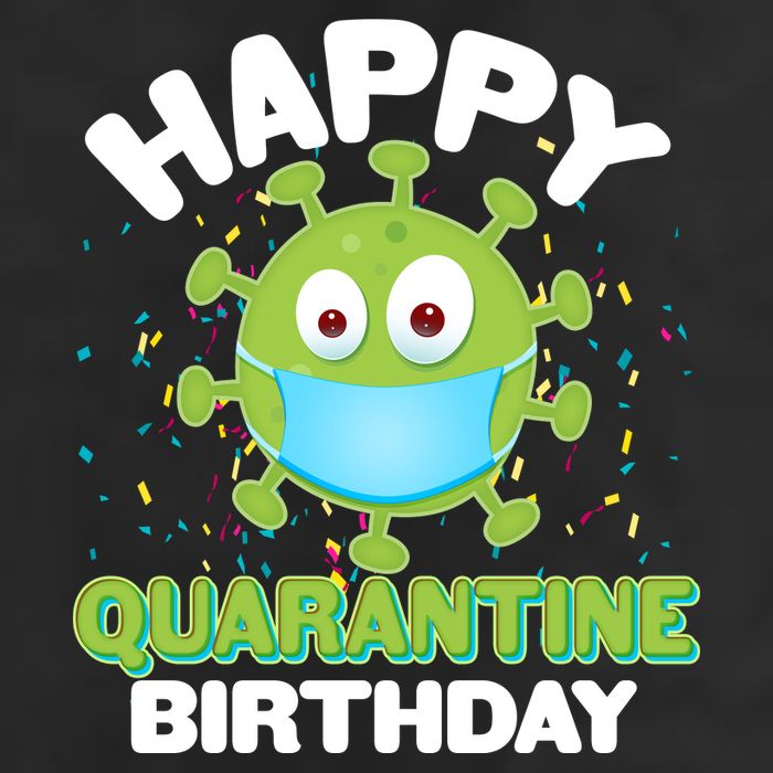 Funny Happy Quarantine Birthday Adult Drive Performance Visor