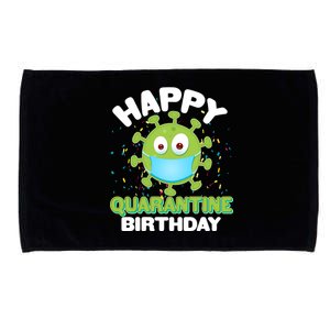 Funny Happy Quarantine Birthday Microfiber Hand Towel