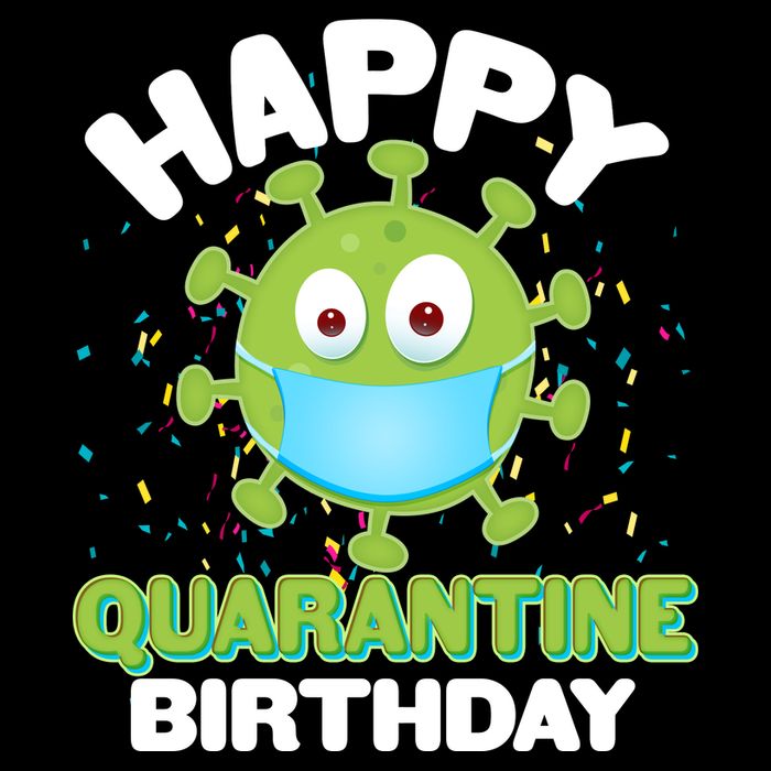 Funny Happy Quarantine Birthday Zip Tote Bag