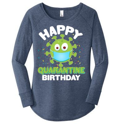 Funny Happy Quarantine Birthday Women's Perfect Tri Tunic Long Sleeve Shirt