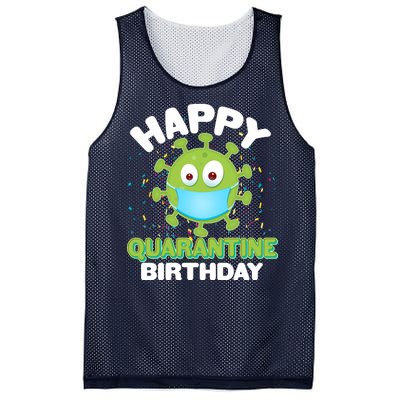 Funny Happy Quarantine Birthday Mesh Reversible Basketball Jersey Tank