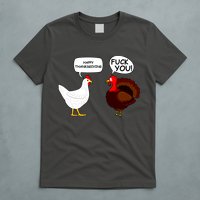 Funny Happy Thanksgiving Chicken Vs Turkey T-Shirt