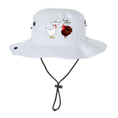 Funny Happy Thanksgiving Chicken Vs Turkey Legacy Cool Fit Booney Bucket Hat