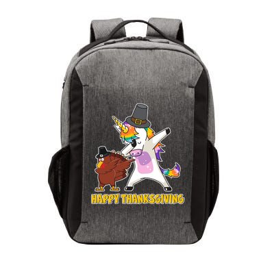 Funny Happy Thanksgiving Dabbing Turkey and Unicorn Vector Backpack