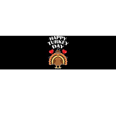 Funny Happy Turkey Day Bumper Sticker