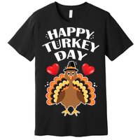 Funny Happy Turkey Day Premium T-Shirt