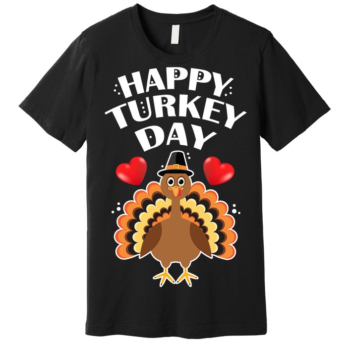 Funny Happy Turkey Day Premium T-Shirt