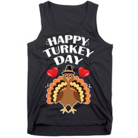 Funny Happy Turkey Day Tank Top