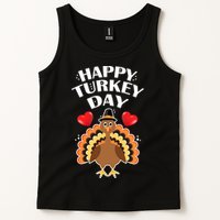 Funny Happy Turkey Day Tank Top