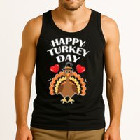 Funny Happy Turkey Day Tank Top