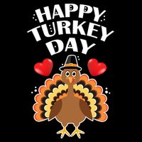 Funny Happy Turkey Day Tank Top