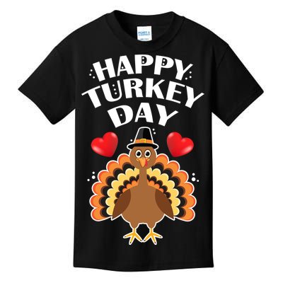 Funny Happy Turkey Day Kids T-Shirt