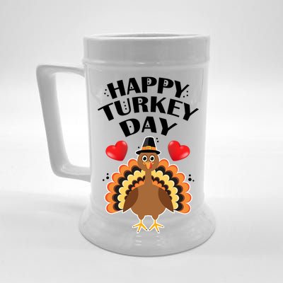 Funny Happy Turkey Day Beer Stein