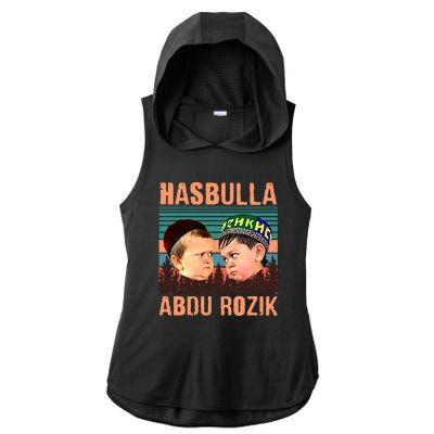 Funny Hasbulla Adbu Rozik MMA Fighting Meme Ladies PosiCharge Tri-Blend Wicking Draft Hoodie Tank