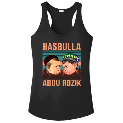 Funny Hasbulla Adbu Rozik MMA Fighting Meme Ladies PosiCharge Competitor Racerback Tank