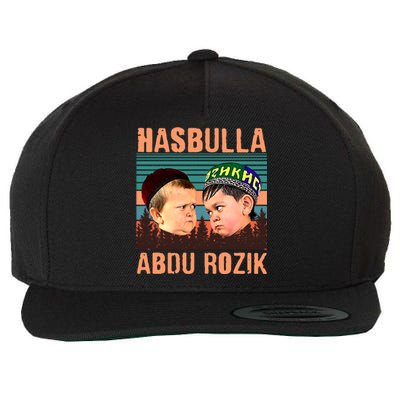 Funny Hasbulla Adbu Rozik MMA Fighting Meme Wool Snapback Cap