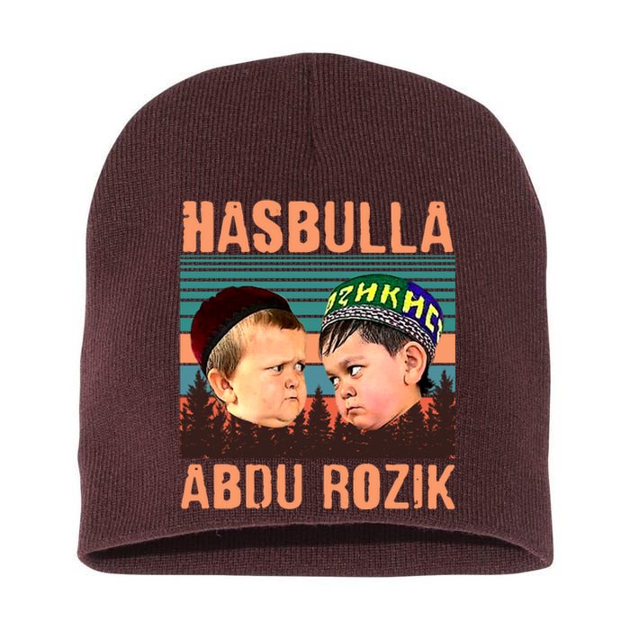 Funny Hasbulla Adbu Rozik MMA Fighting Meme Short Acrylic Beanie