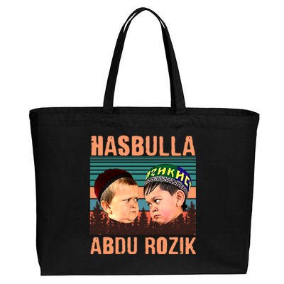 Funny Hasbulla Adbu Rozik MMA Fighting Meme Cotton Canvas Jumbo Tote