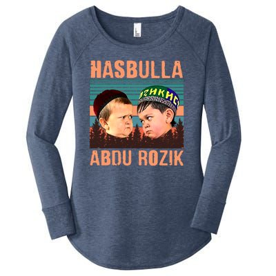 Funny Hasbulla Adbu Rozik MMA Fighting Meme Women's Perfect Tri Tunic Long Sleeve Shirt