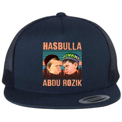 Funny Hasbulla Adbu Rozik MMA Fighting Meme Flat Bill Trucker Hat