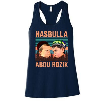 Funny Hasbulla Adbu Rozik MMA Fighting Meme Women's Racerback Tank