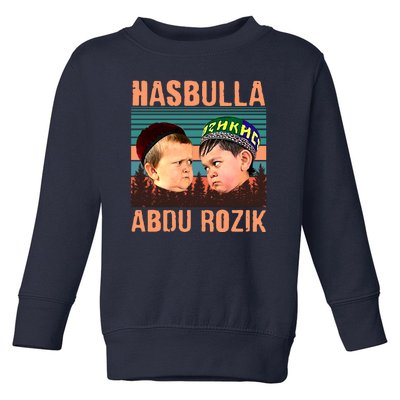 Funny Hasbulla Adbu Rozik MMA Fighting Meme Toddler Sweatshirt