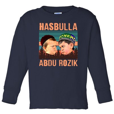 Funny Hasbulla Adbu Rozik MMA Fighting Meme Toddler Long Sleeve Shirt