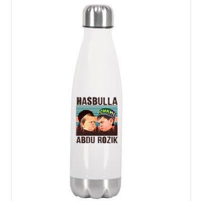 Funny Hasbulla Adbu Rozik MMA Fighting Meme Stainless Steel Insulated Water Bottle