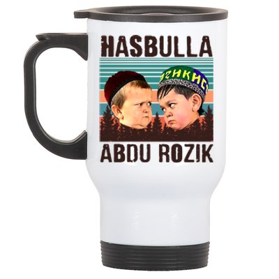 Funny Hasbulla Adbu Rozik MMA Fighting Meme Stainless Steel Travel Mug