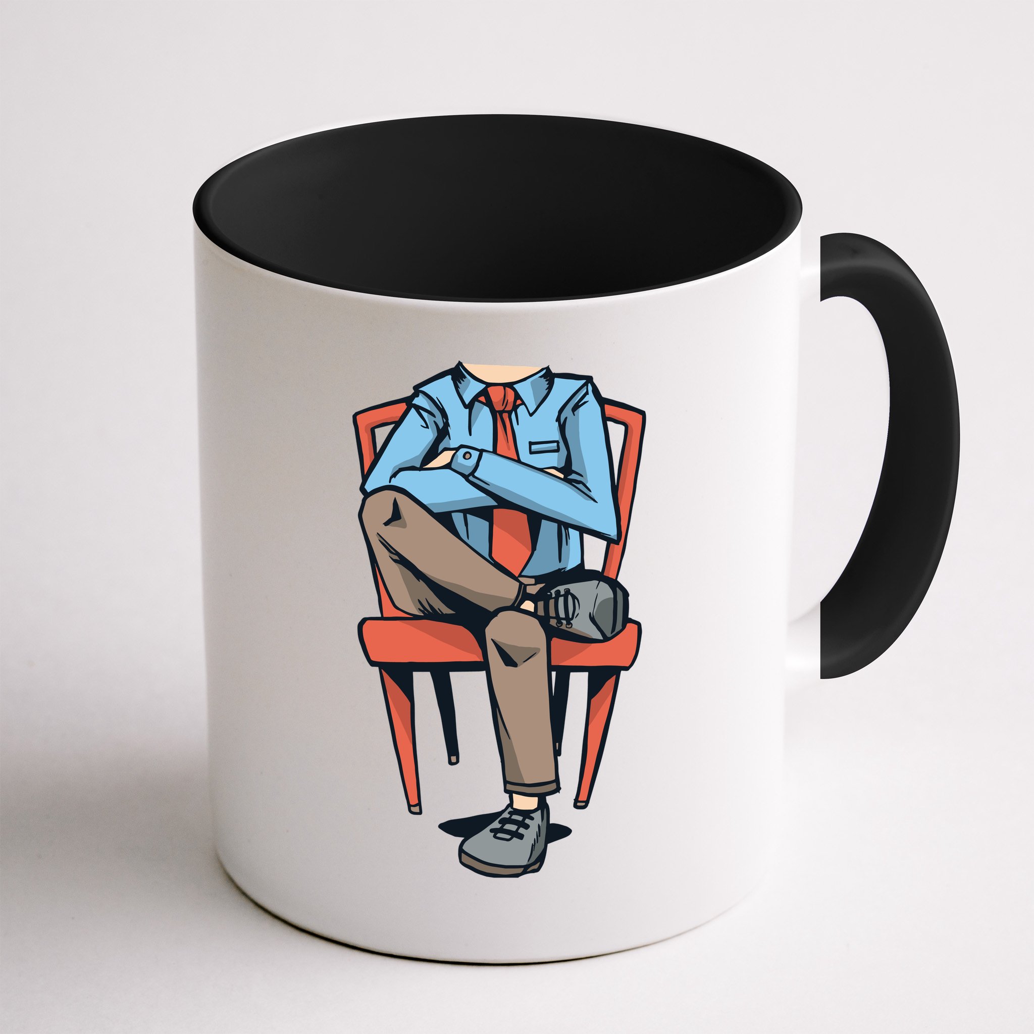 Funny Headless Man Mug